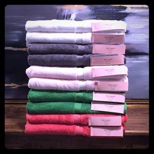Kate spade bath towels 2pk
